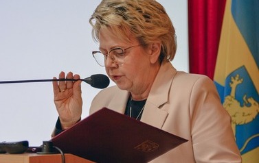 Odsłonięcie tablicy upamiętniającej ofiary Tragedii G&oacute;rnośląskiej w Marklowicach 40