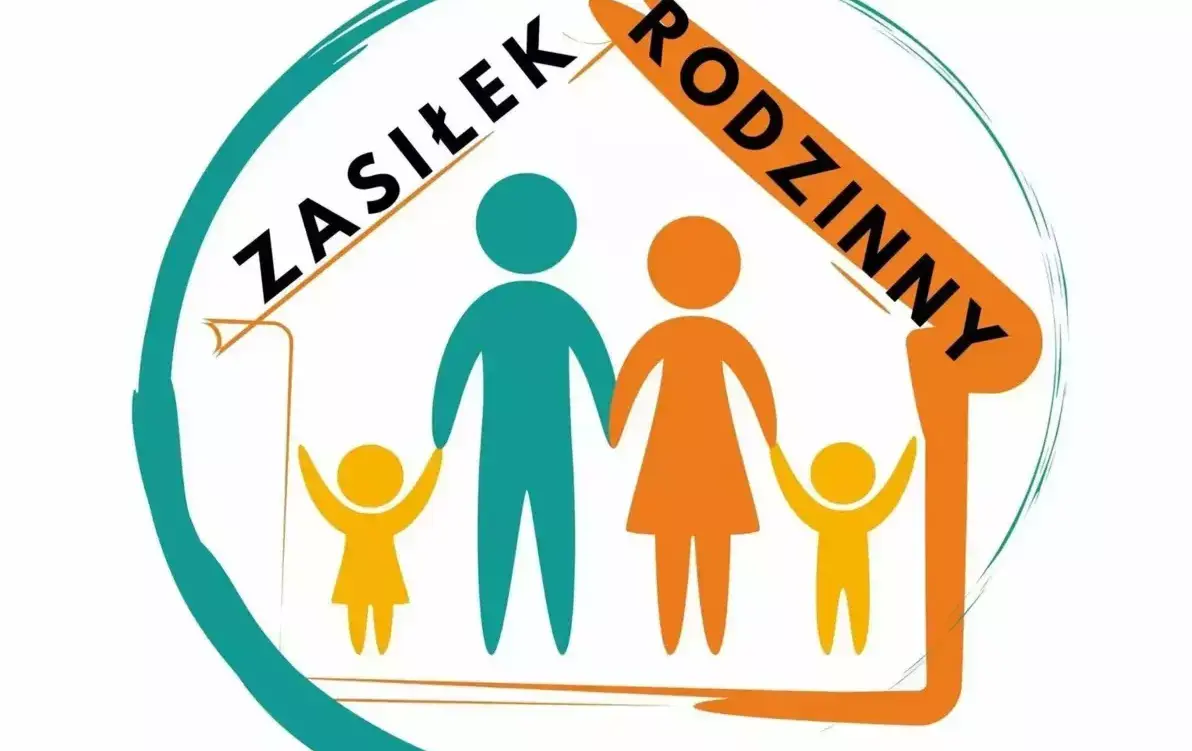Obraz rysunkowy rodziny w domu