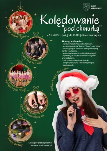 Plakat do wydarzenia: Kolędowanie "pod chmurką"
