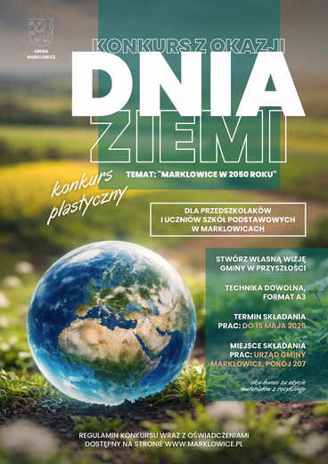 Plakat do wydarzenia konkurs z okazji Dnia Ziemi