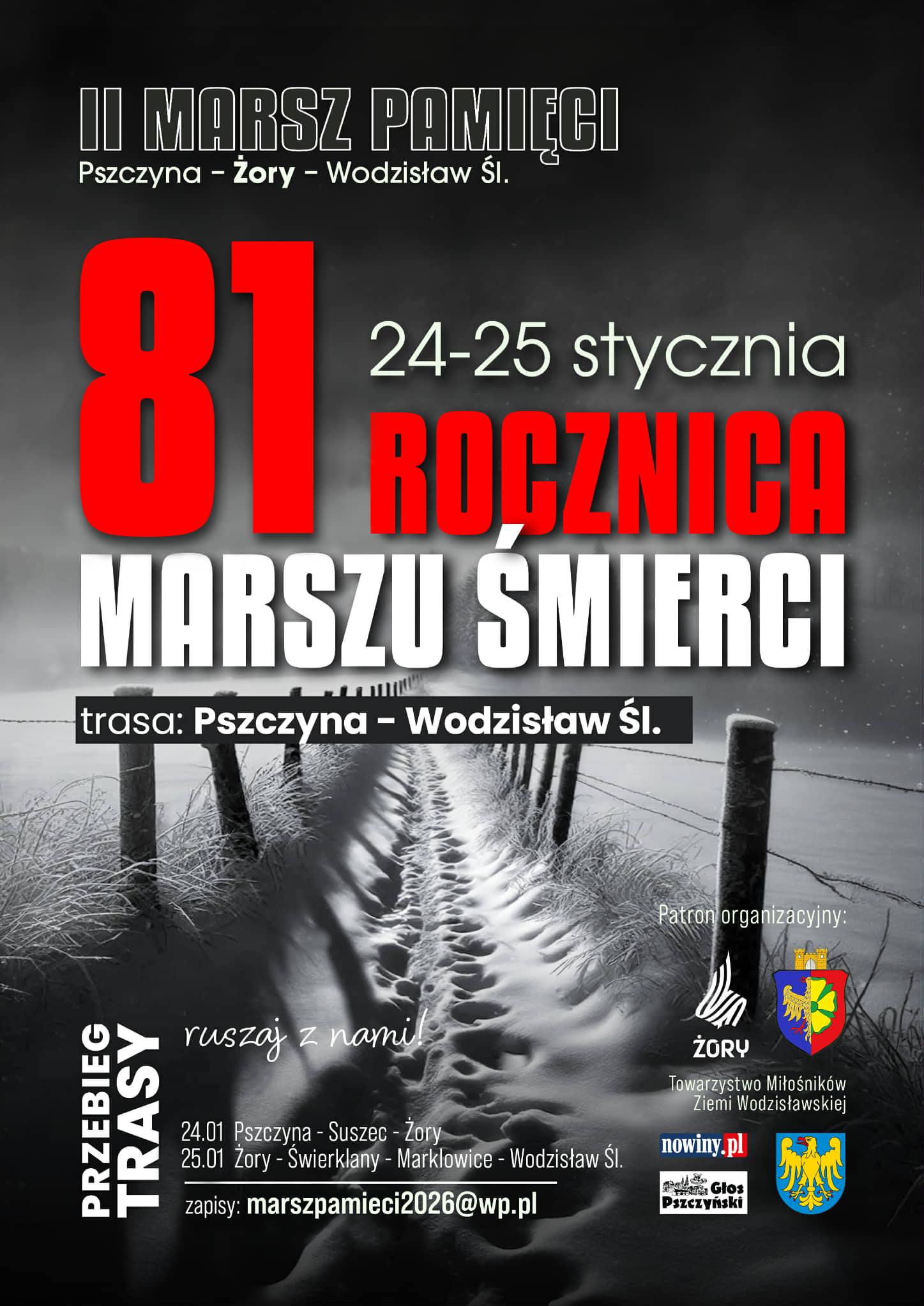 Plakat do wydarzenia Marsz Pamięci