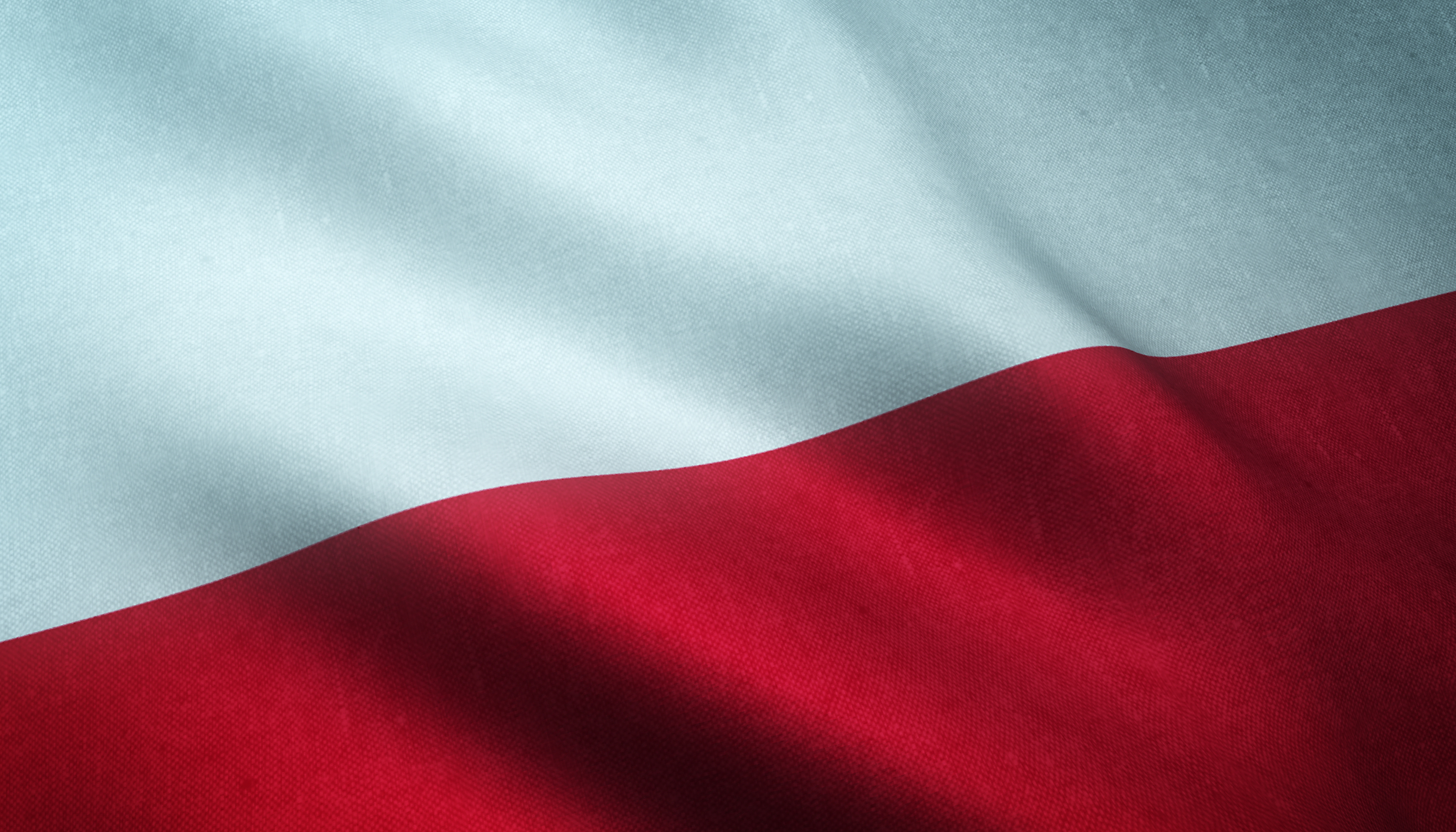 Biało-czerwona flaga Polski
