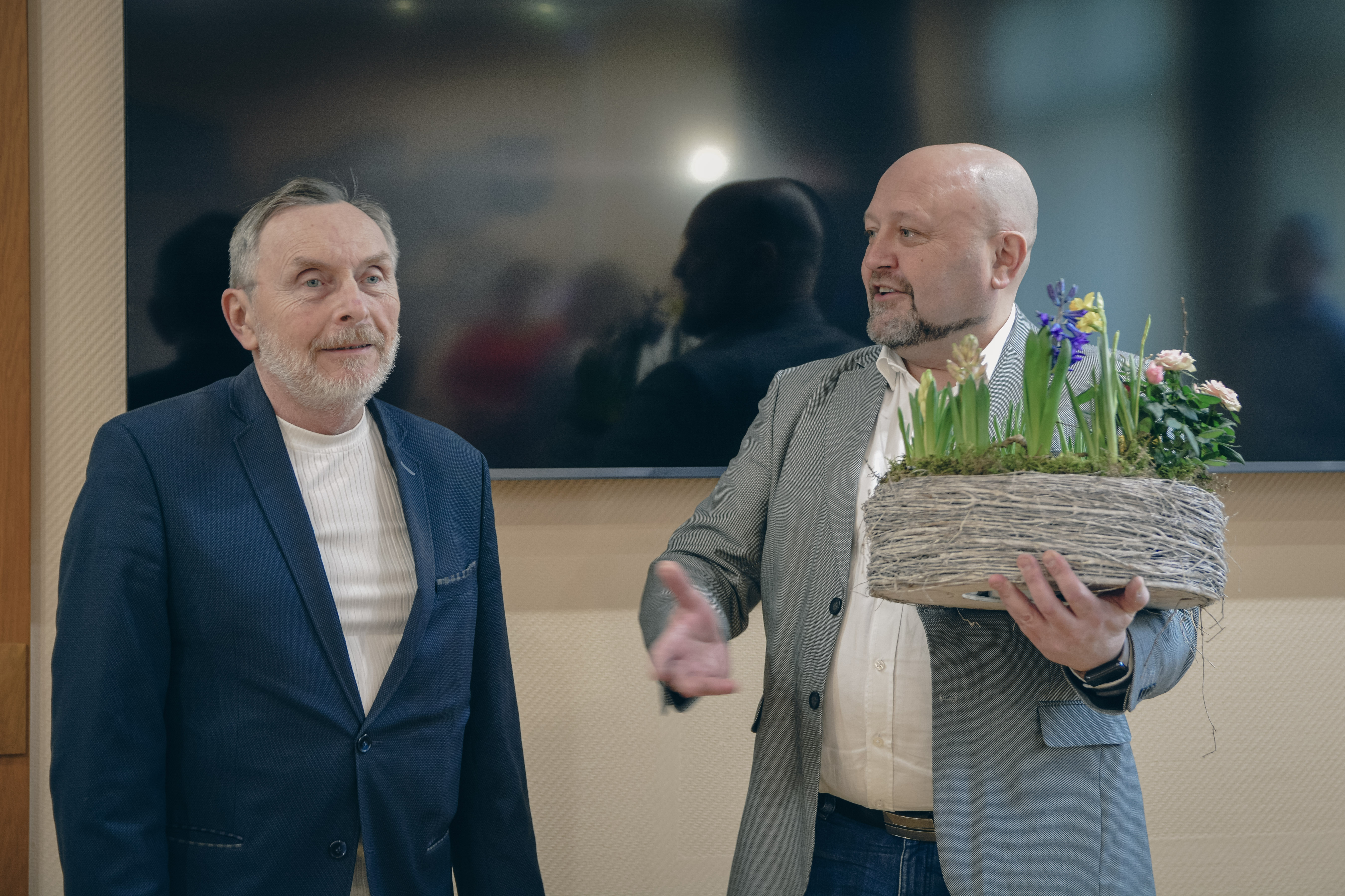 Były już Wicew&oacute;jt Piotr Galus oraz&nbsp;W&oacute;jt Wiesław Mika