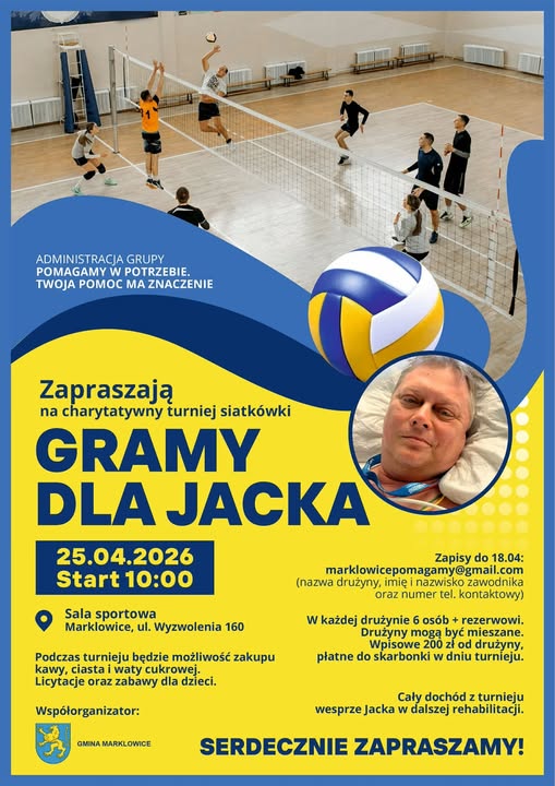 Plakat do wydarzenia turniej charytatywny