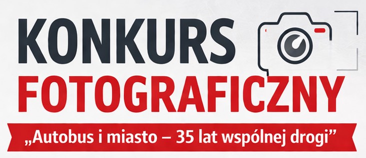 Baner z&nbsp;napisem KONKURS FOTOGRAFICZNY