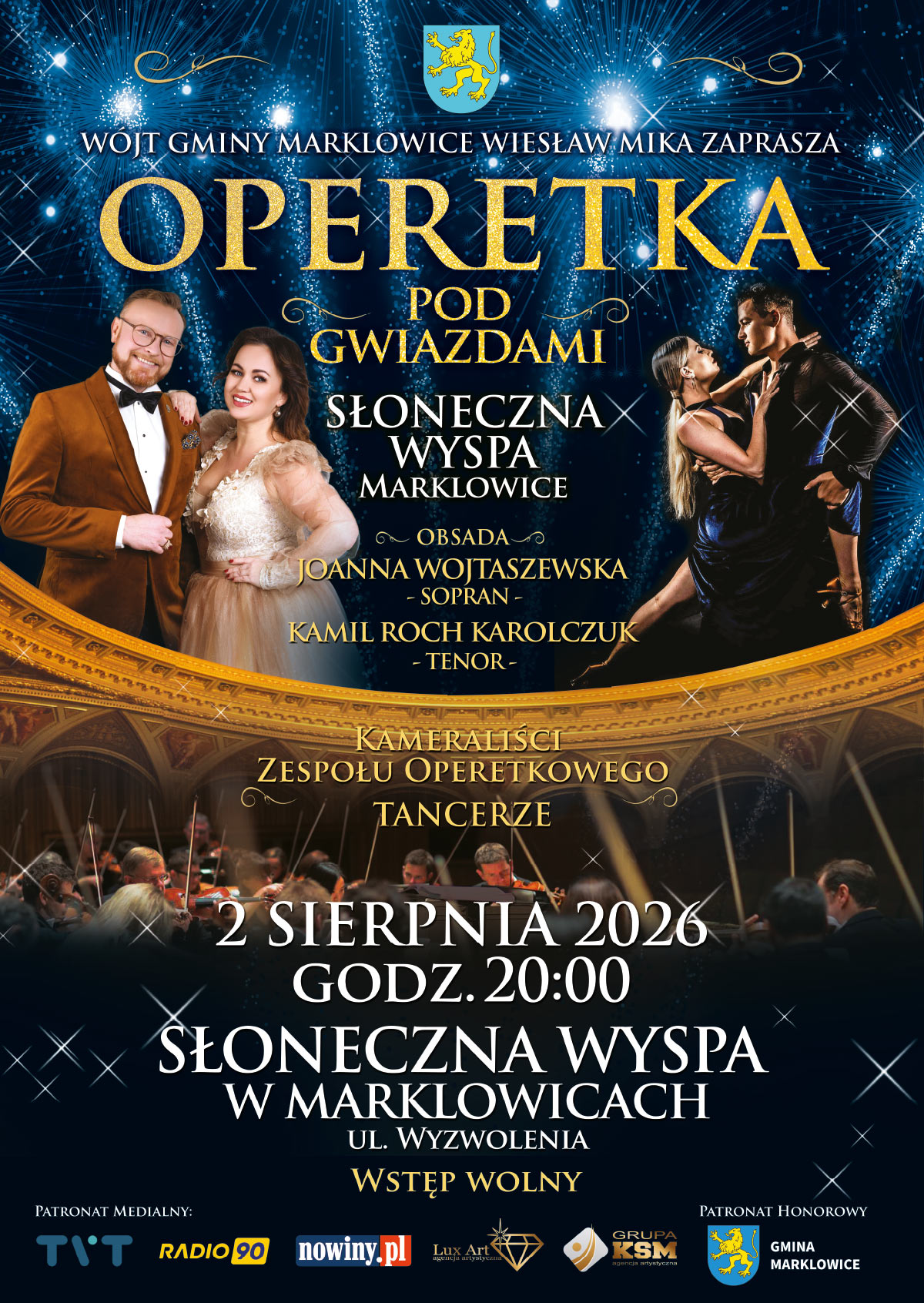 Plakat do wydarzenia Operetka pod gwiazdami