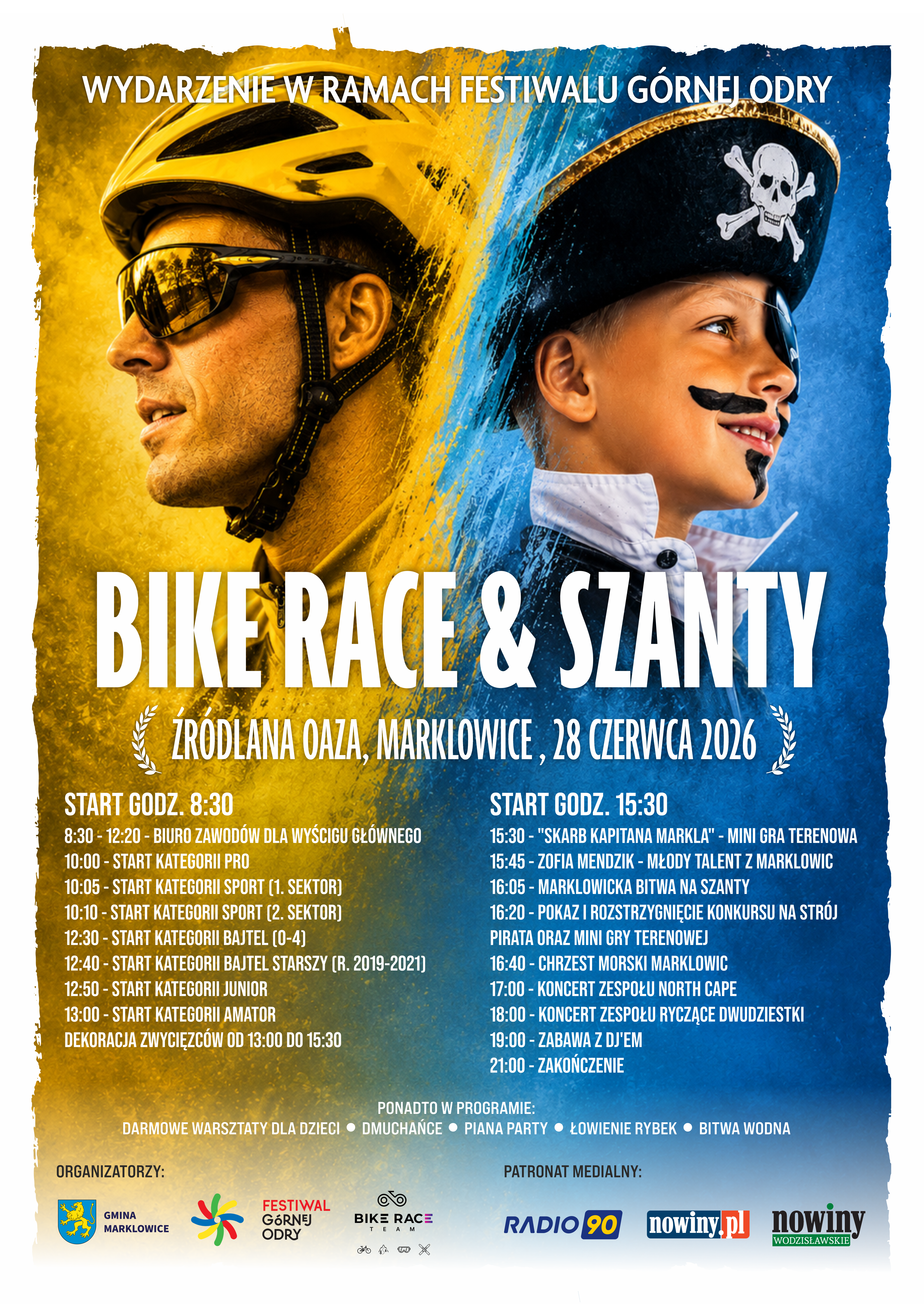Plakat do wydarzenia Bike Race & Szanty