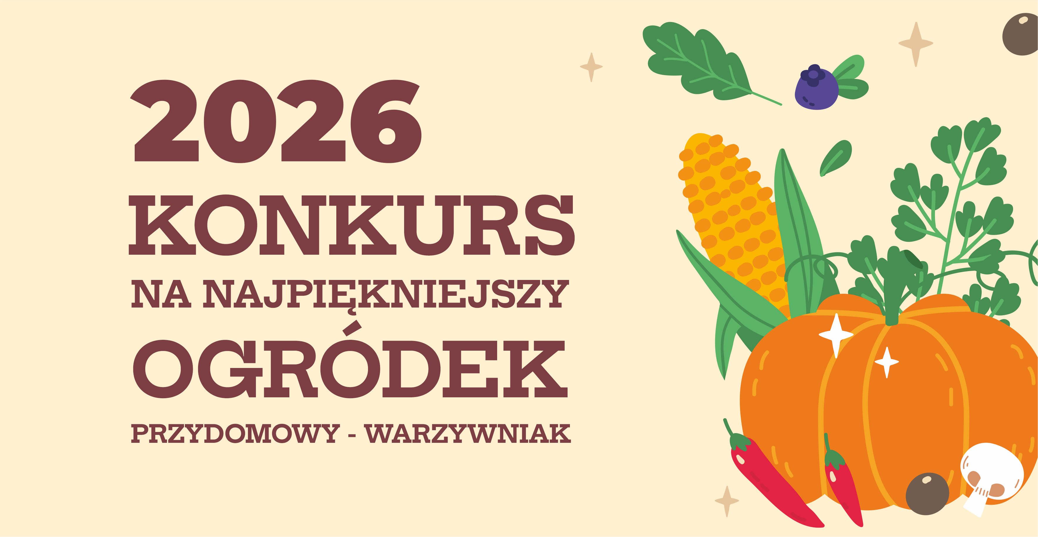 Baner do wydarzenia Najpiękniejszy przydomowy ogr&oacute;dek - warzywniak