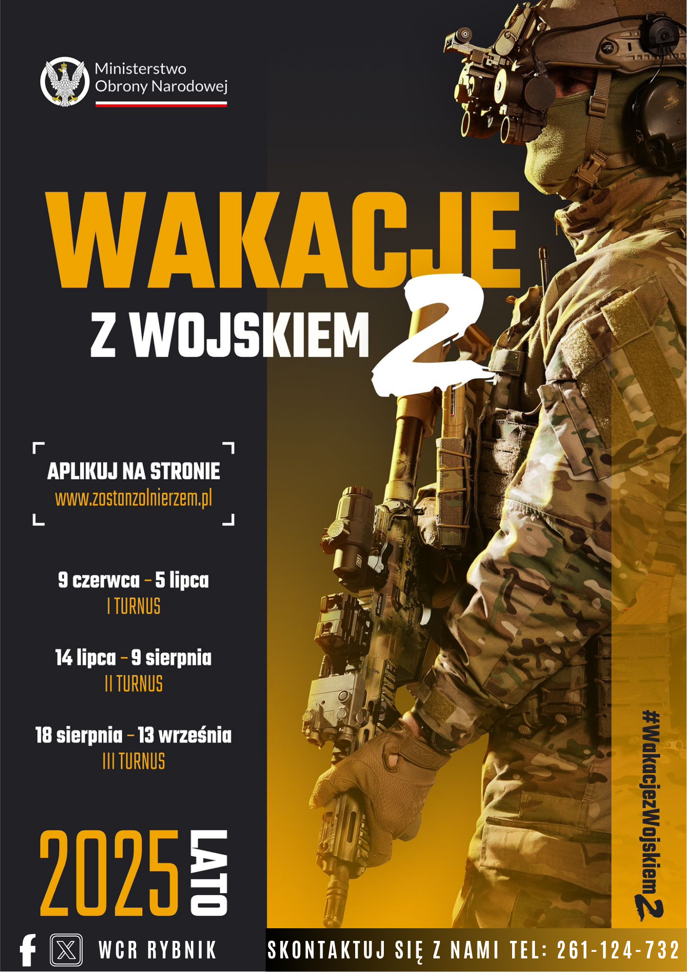 Rusza kolejny turnus "Wakacje z&nbsp;wojskiem" - start 14 lipca!