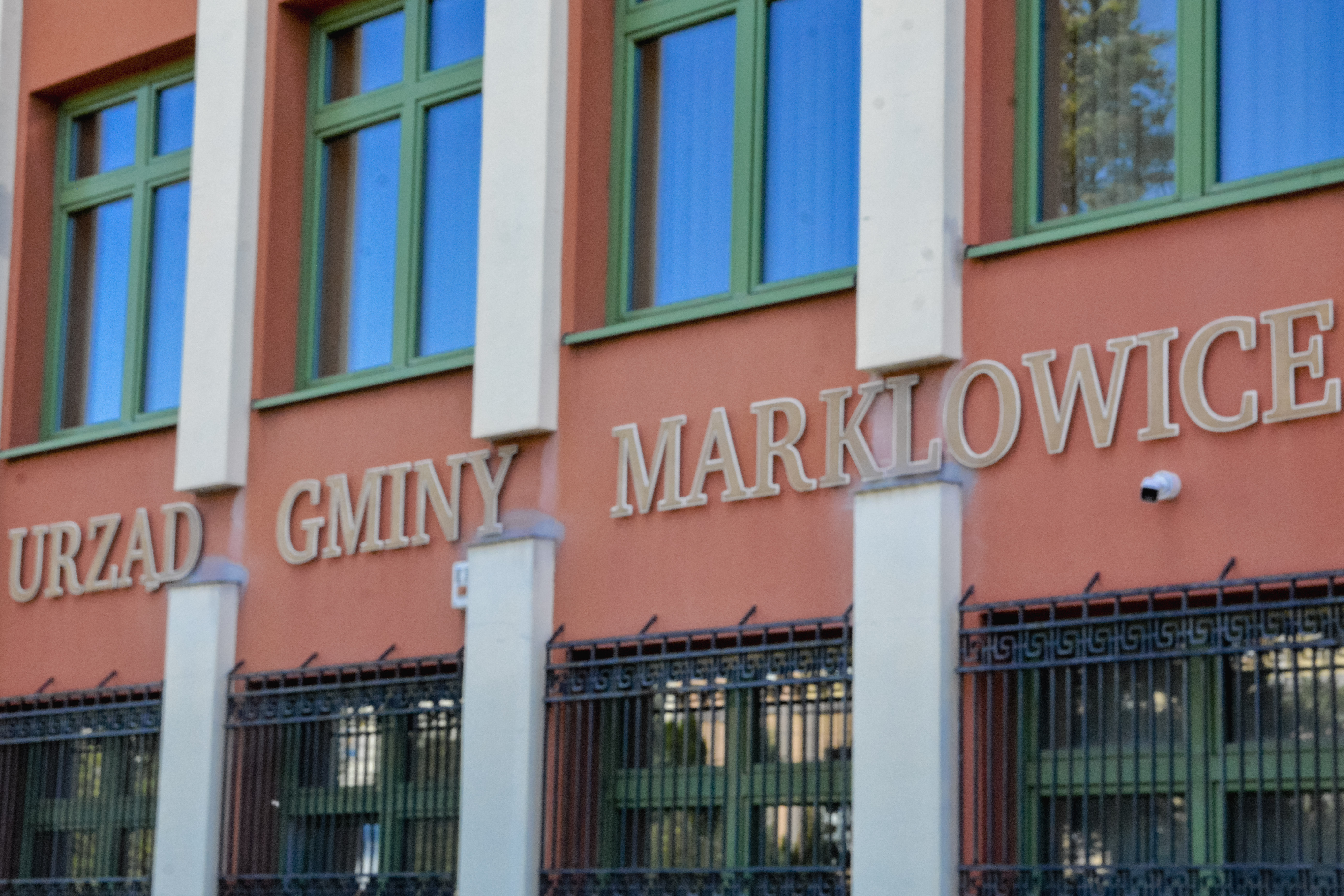 Fasada budynku Urzędu Gminy Marklowice