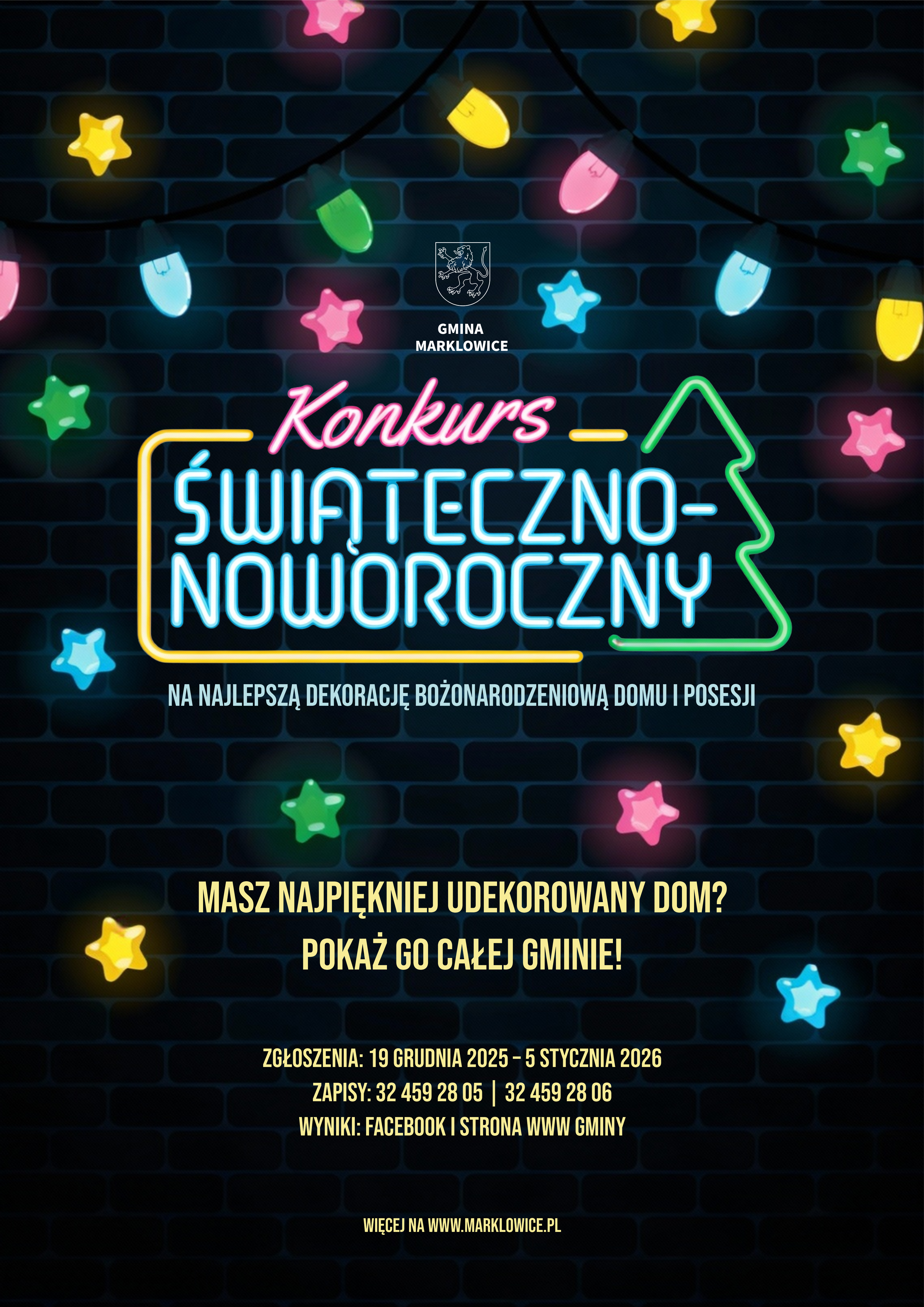 plakat do wydarzenia: konkurs świąteczno-noworoczny