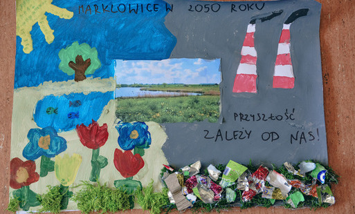 Praca plastyczna jednego z uczestników konkursu z okazji Dnia Ziemi