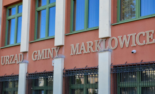 Fasada budynku Urzędu Gminy Marklowice
